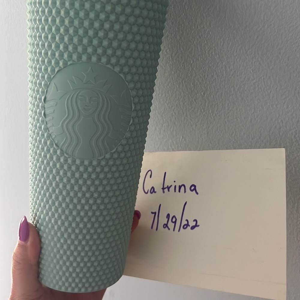 Mint Starbucks cup